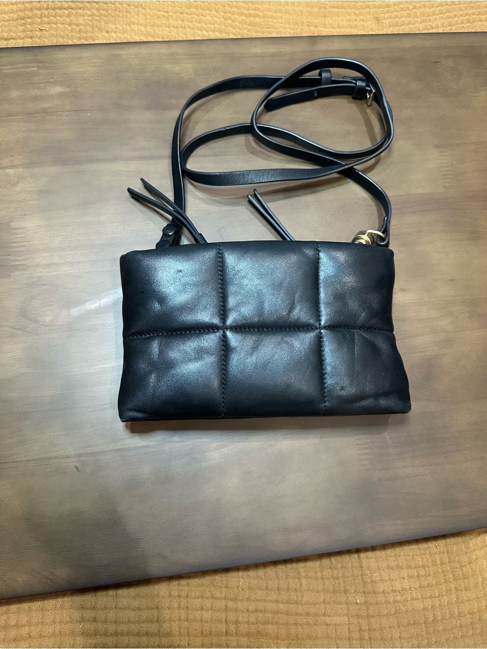 All Saints Leather Mila Crossbody Purse